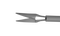 999R 11-03741 Side Port Capsulotomy Scissors, Left, 20 Ga, with Lock, Tip Only