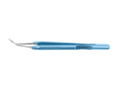 999R 4-03962/LF Capsulorhexis Forceps with Scale (2.50/5.00 mm), Cross-Action, for 1.50 mm Incisions, Straight Stainless Steel Jaws (8.50 mm), Long Lever (26.00 mm), Long (101 mm) Flat Titanium Handle, Length 130 mm