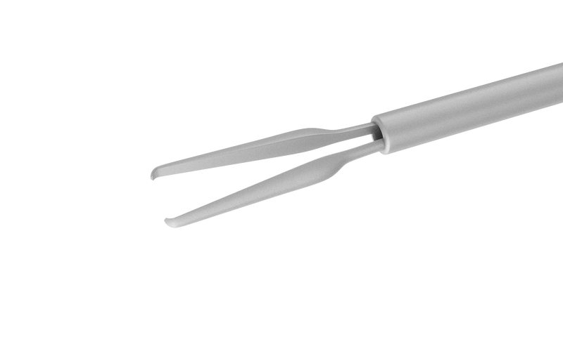 015R 12-410-23D Disposable Eckardt End-Gripping Forceps, 23 Ga, Stainless Steel, 6 per Box