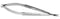 999R 11-0381S Scissors for DALK Procedure, Left, Length 106 mm, Stainless Steel
