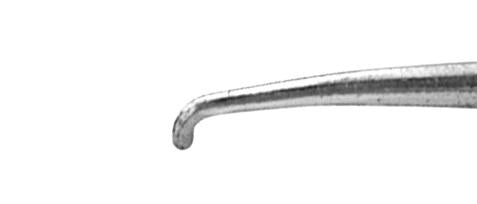385R 5-021 Lewicky Hook, Angled, 0.15 mm x 10.00 mm Shaft, Length 120 mm, Round Titanium Handle