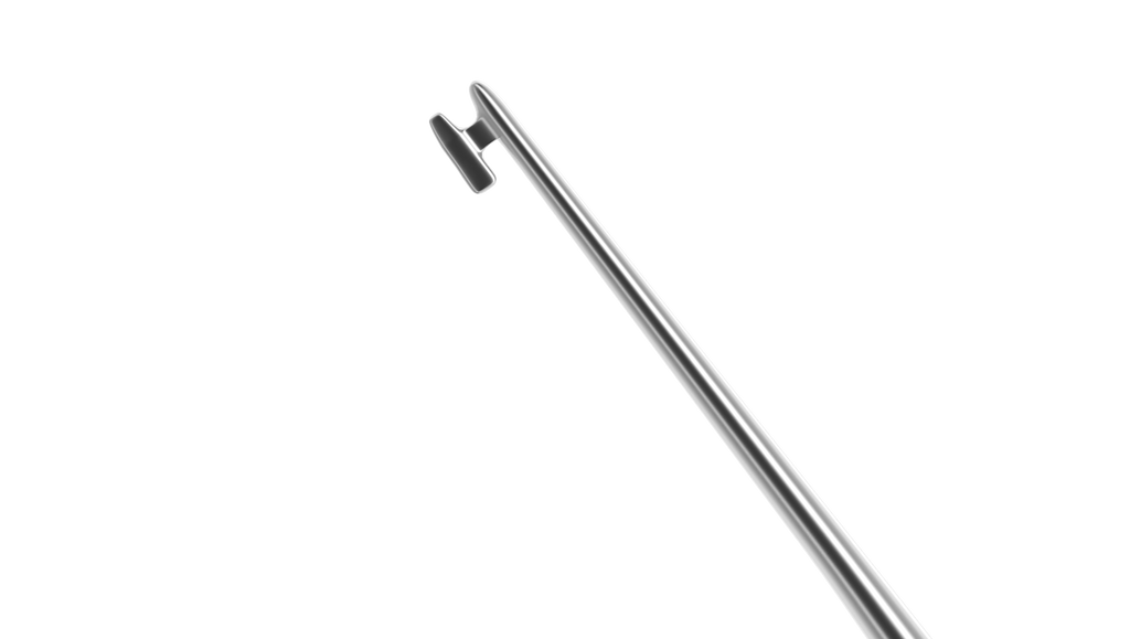 105R 5-030 Kuglen Iris Hook, Angled, H-Shaped Tip, Length 122 mm, Roun ...