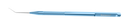 403R 5-020 Iris Hook, 1.00 mm, Angled, Length 121 mm, Round Titanium Handle