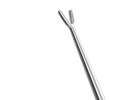 999R 5-034 Bechert Nucleus Rotator, Angled, Y-Shaped Tip, Length 121 mm, Round Titanium Handle