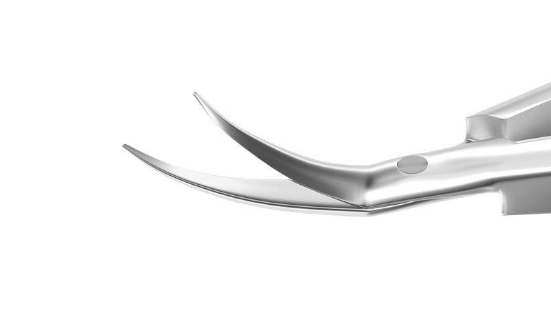 195R 11-0241S Castroviejo Corneal Section Scissors, Left, 11.50 mm Blades, Lower Blade 0.50 mm Longer, Length 106 mm, Stainless Steel