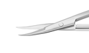 322R 11-036S DLEK Scissors, Medium Curve, Long Blades, Length 102 mm, Stainless Steel