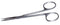 999R 11-100S Knapp Straight Strabismus Scissors, Ring Handle, Length 115 mm, Stainless Steel