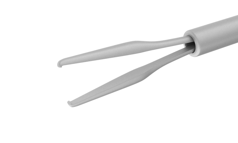 225R 12-4089 Vitreoretinal End-Gripping Forceps with Nail-Shaped Jaws, 25 Ga, Tip Only