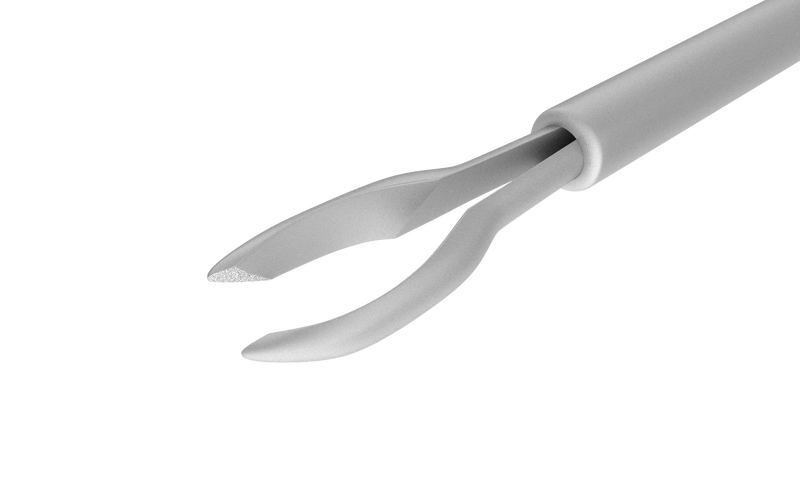 999R 12-411-25 Tano Asymmetrical End-Gripping Forceps, 25 Ga, Tip Only