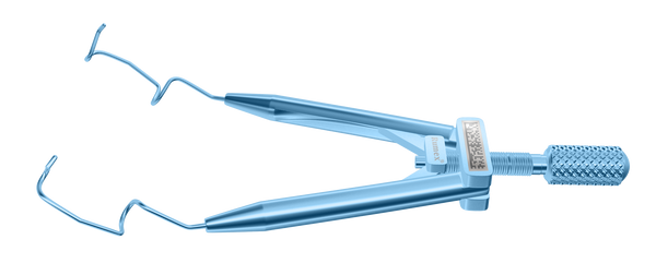 145R 14-041T Lieberman Nasal Speculum, 14.00 mm V-Shaped Blades, Round Branches, Adult Size, Length 70 mm, Titanium