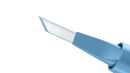 193R 6-10/6-052 Side-Port Diamond Knife, 45° Double-Edge Blade, 1.00 mm, Straight, Length 120 mm, Titanium Handle