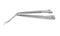 999R 4-03952/SR Capsulorhexis Forceps with Scale (2.50/5.00 mm), Cross-Action, for 1.50 mm Incisions, Curved Stainless Steel Jaws (8.50 mm), Long Lever (26.00 mm), Short (71 mm) Round Titanium Handle, Length 100 mm